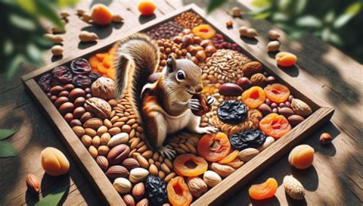 Are dried fruit OK for squirrels?