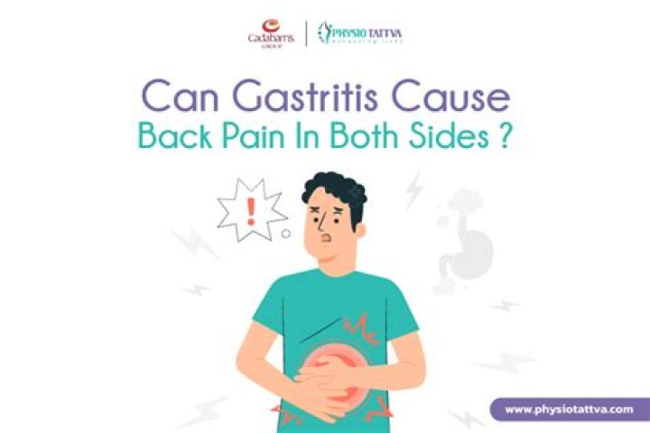 Can gastritis cause sharp pain?