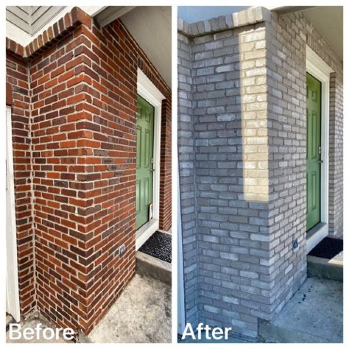 Can painted brick be restored?
