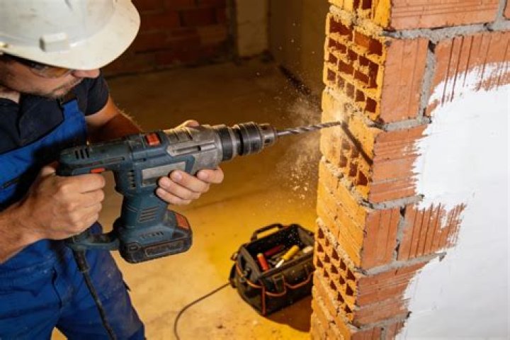 Can you drill into brick with a normal drill bit?