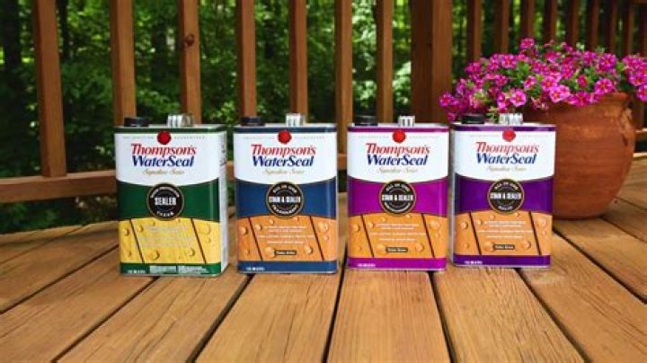 Can you put Thompsons Water Seal over a stained deck?