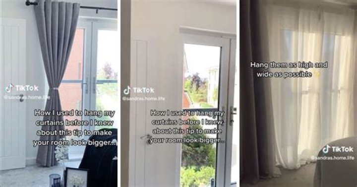 Do longer curtains make a room look bigger?