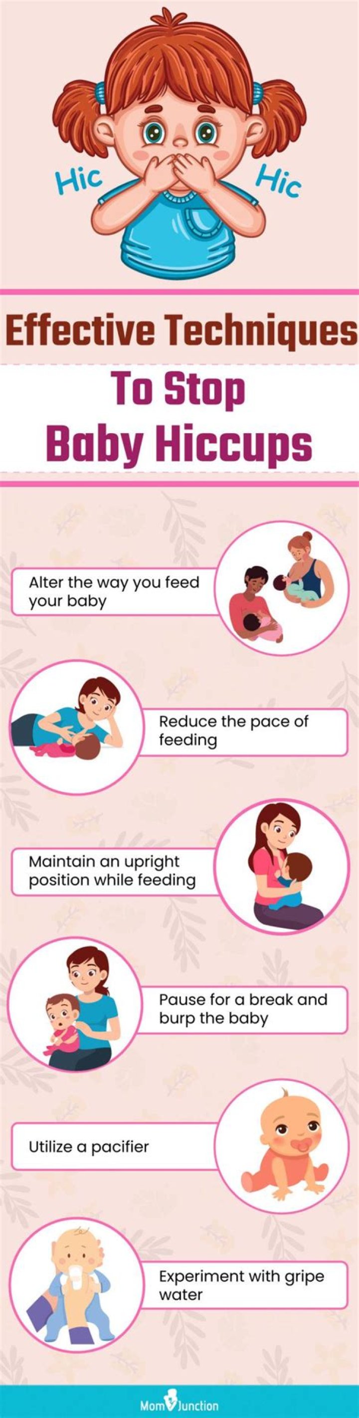 Does a pacifier help with hiccups?