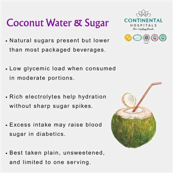 Does coconut water increase blood sugar?