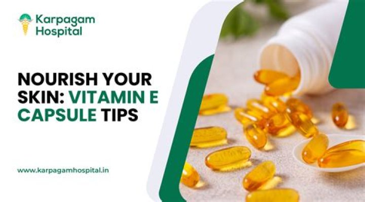 Is vitamin E capsule good for face?