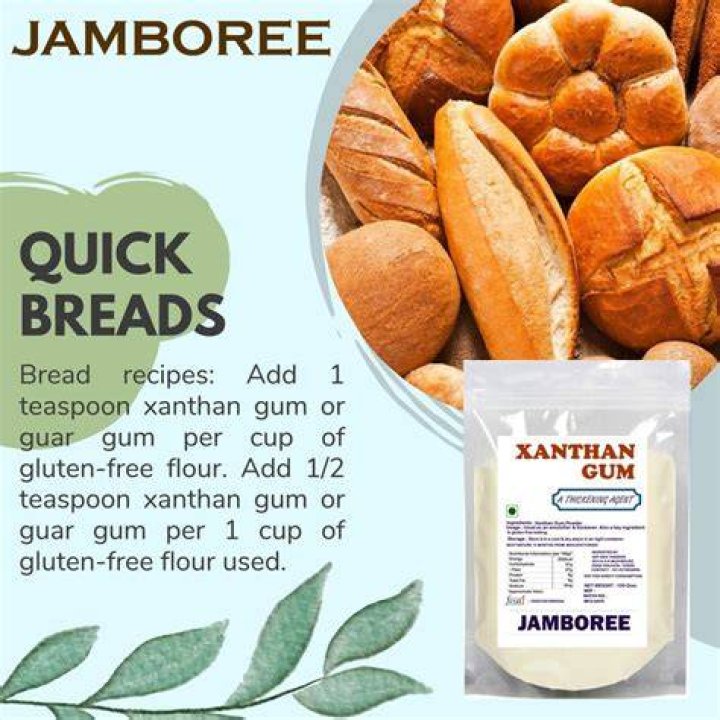 Is xanthan gum a raising agent?