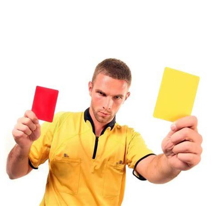 What is an orange card in soccer?