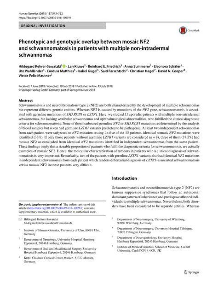 What is mosaic NF2?