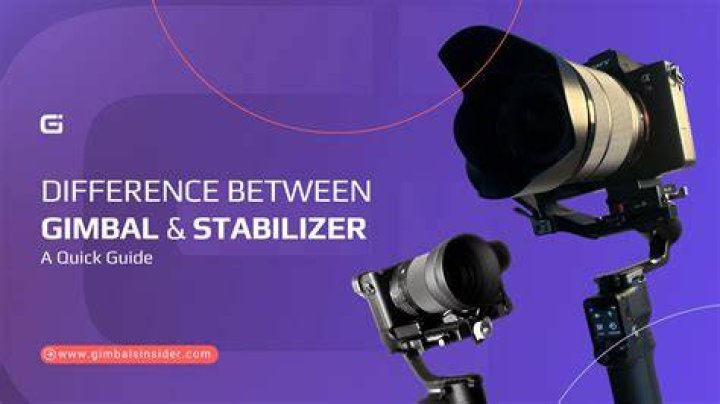 What is the difference between a gimbal and a stabilizer?