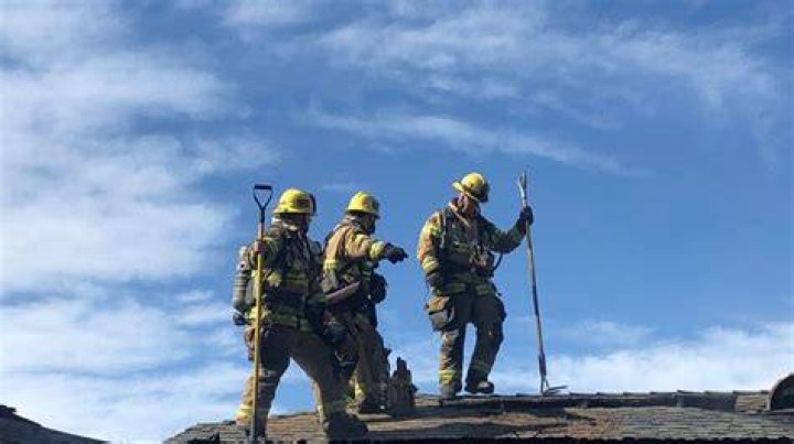 Why do firefighters cut holes in roofs?