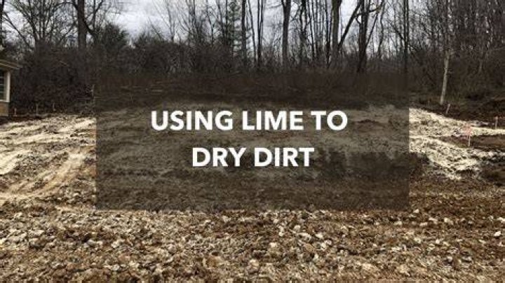 Will lime dry out soil?